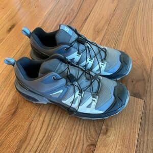 Salomon Gray and Black Trail Shoes
